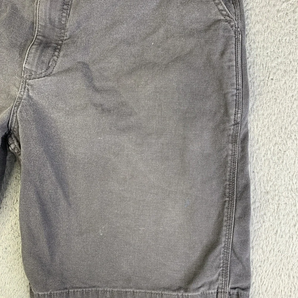 Carhartt Shorts Mens 40 Waist 38 Gray Relaxed Fit Rugged Flex Lightly Distressed